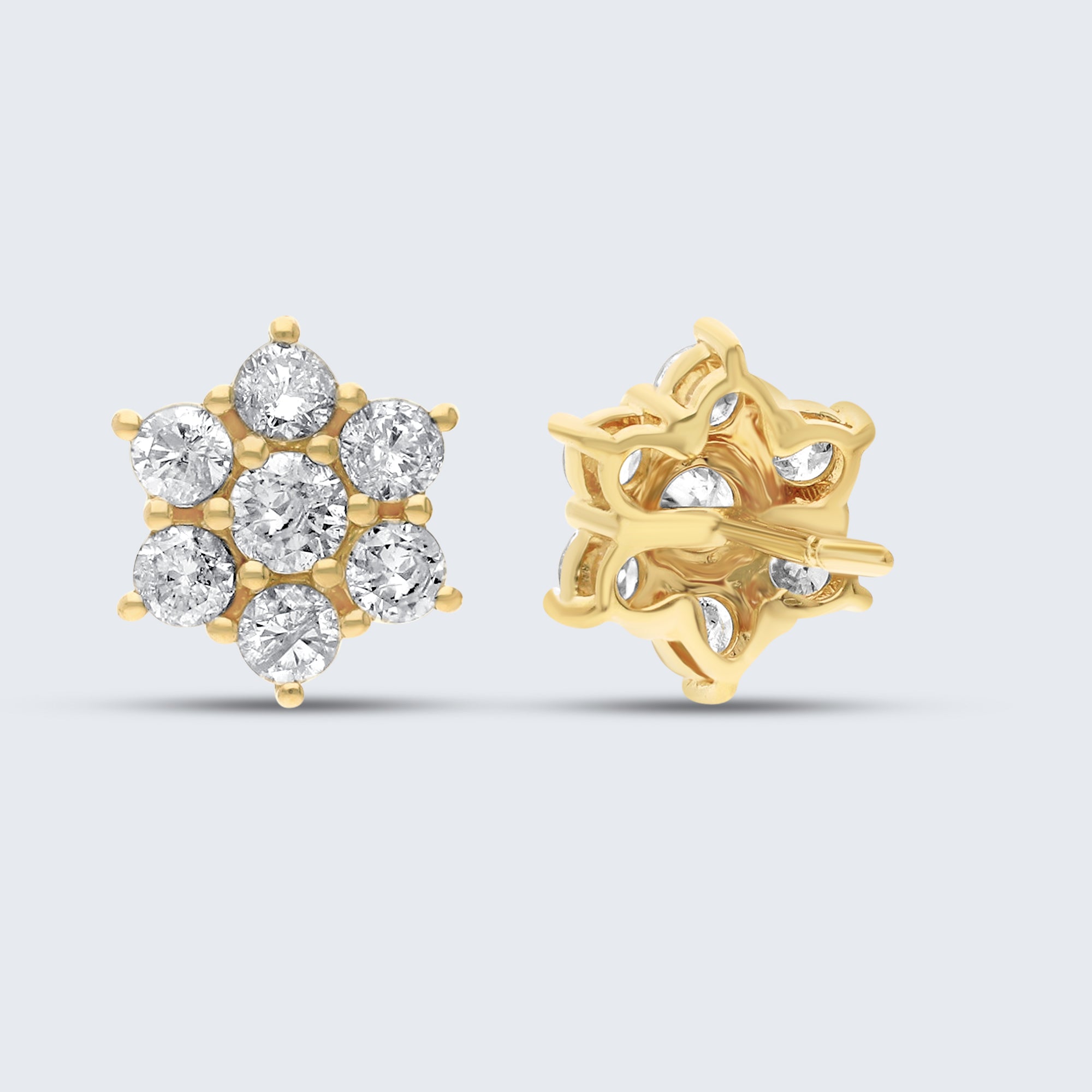 ロジータ ダイヤモンドイヤリング – 18Kゴールド、1.0ct