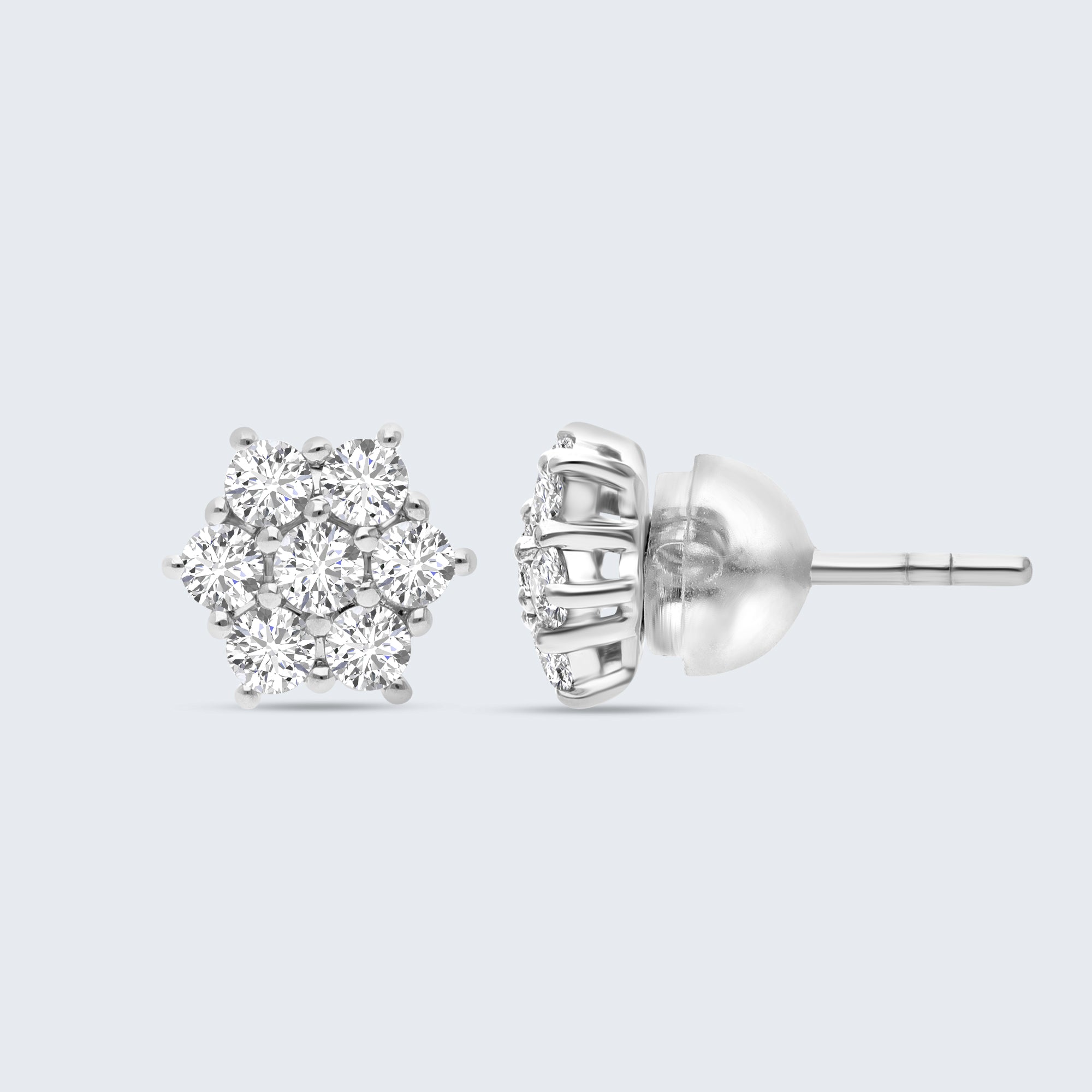 ロジータ ダイヤモンドイヤリング – 18Kゴールド、0.50ct