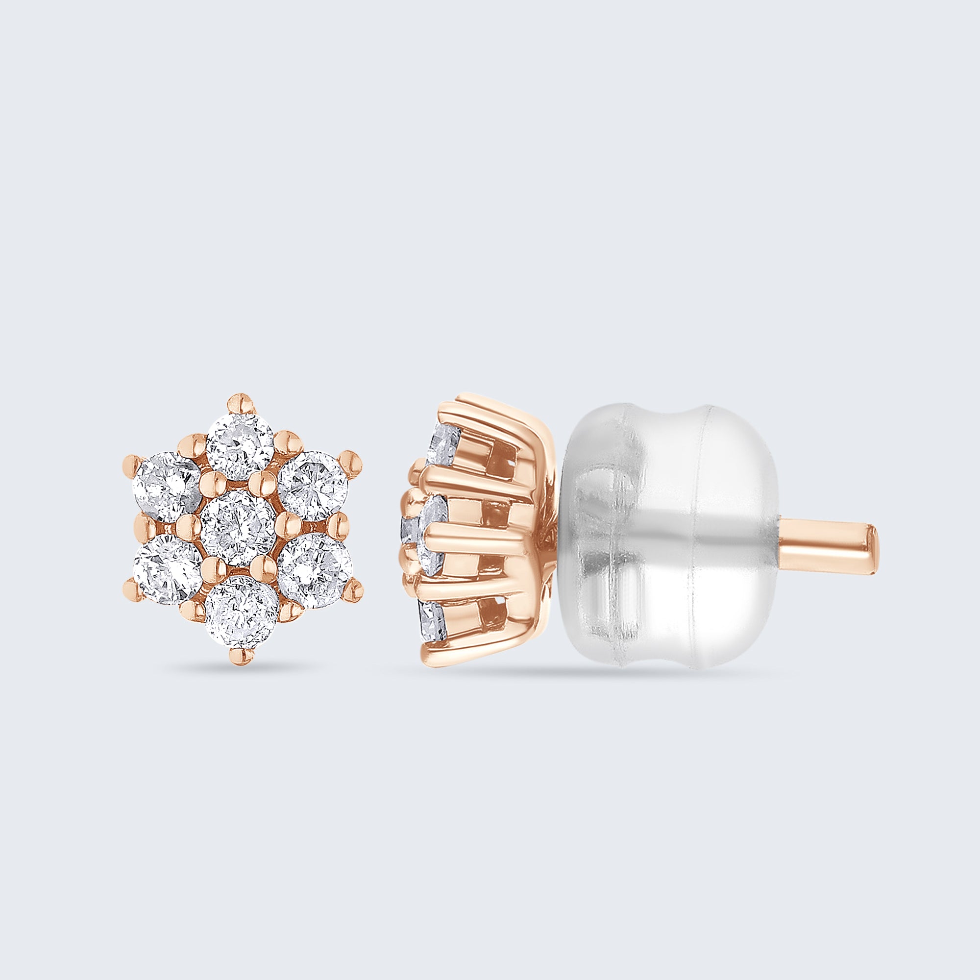 ロジータ ダイヤモンドイヤリング – 18Kゴールド、0.25ct