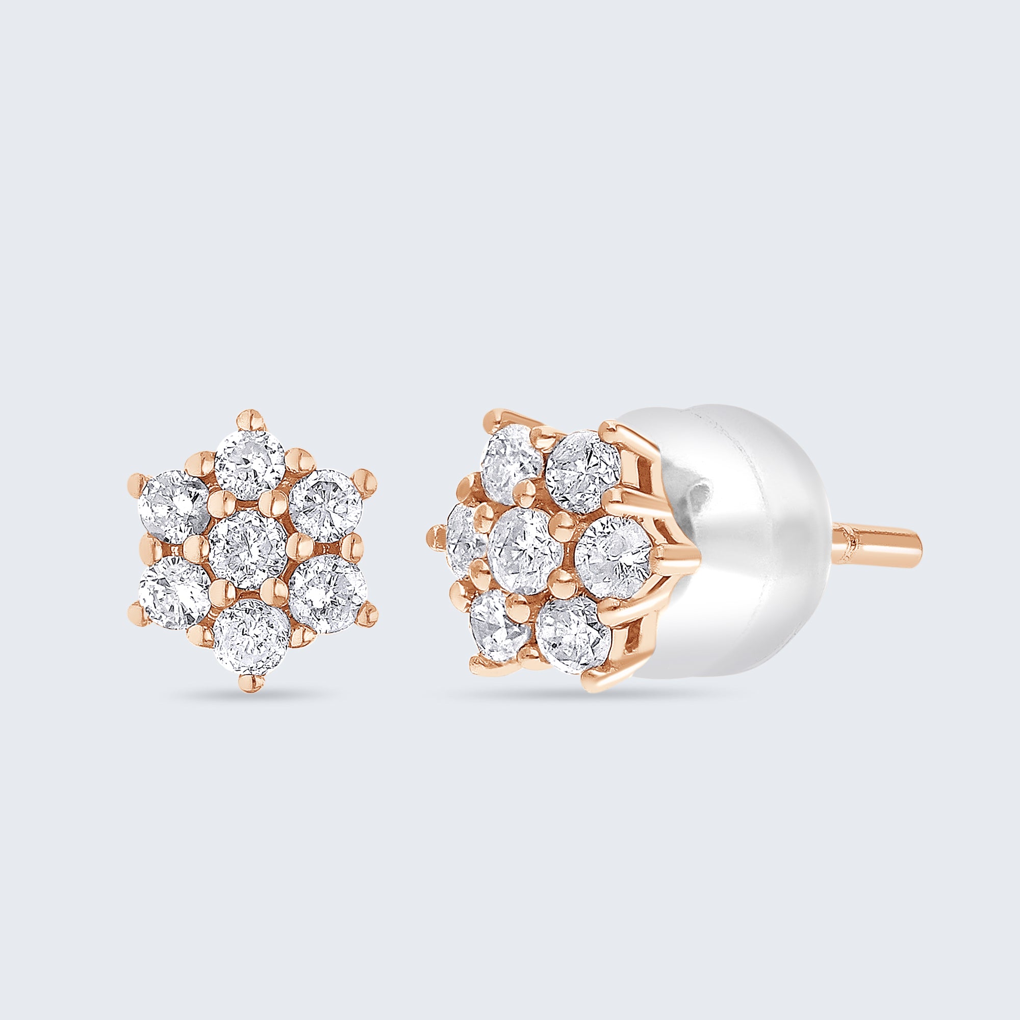 ロジータ ダイヤモンドイヤリング – 18Kゴールド、0.25ct