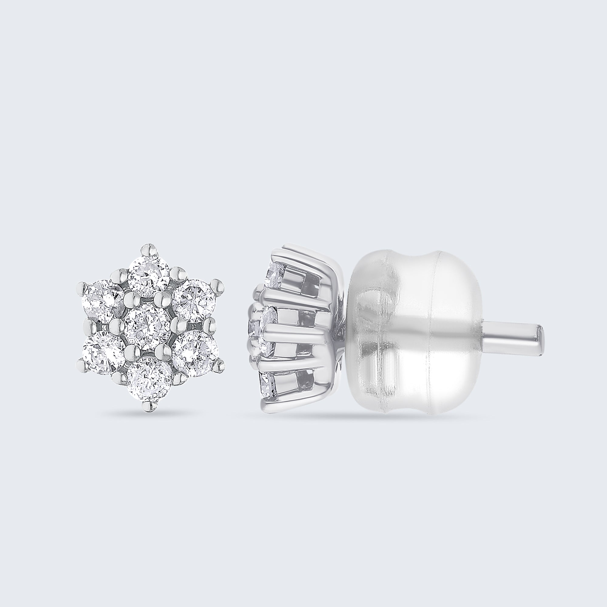 ロジータ ダイヤモンドイヤリング – 18Kゴールド、0.25ct