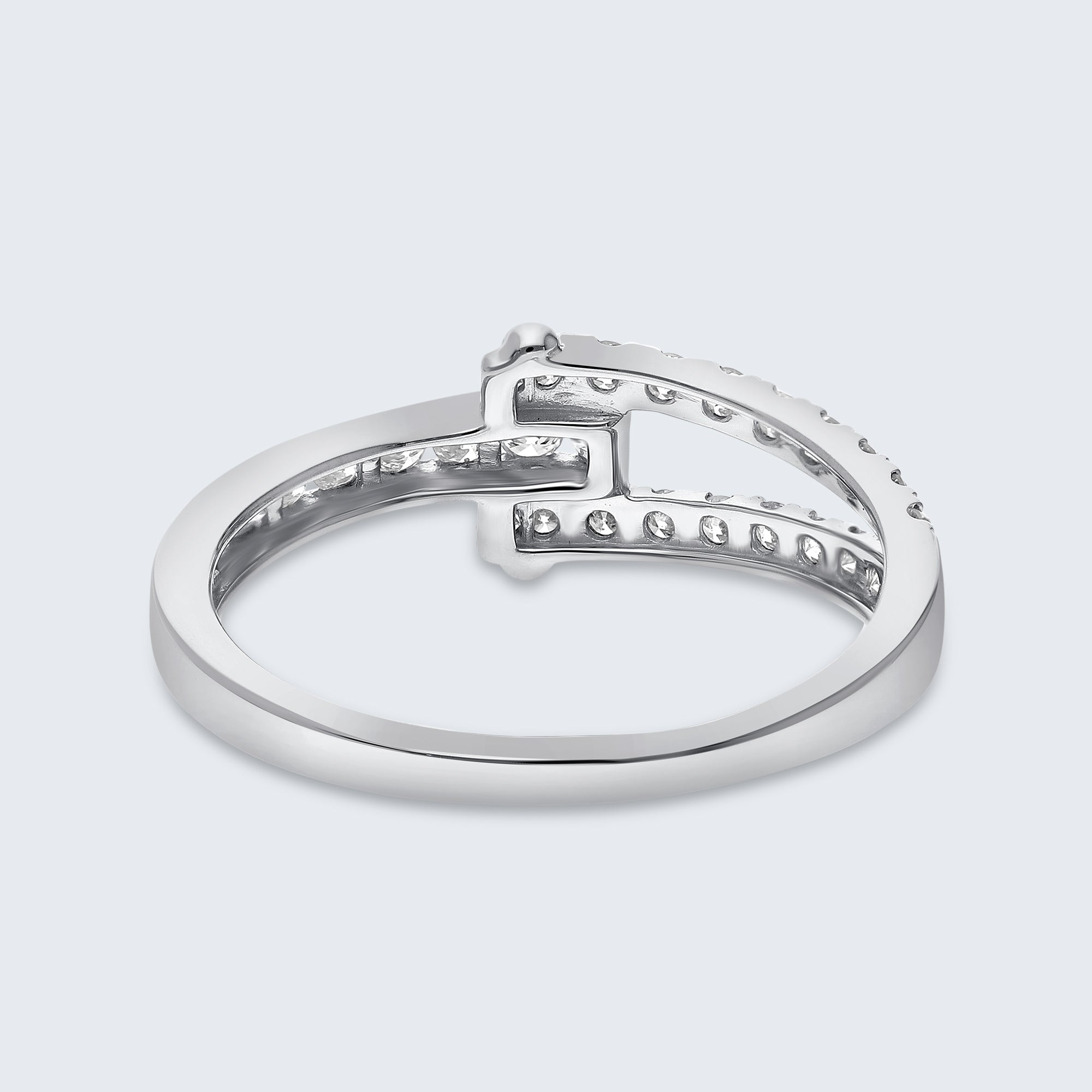 ディヴァイン デュオ ダイヤモンド リング – 18Kゴールド、0.50カラット