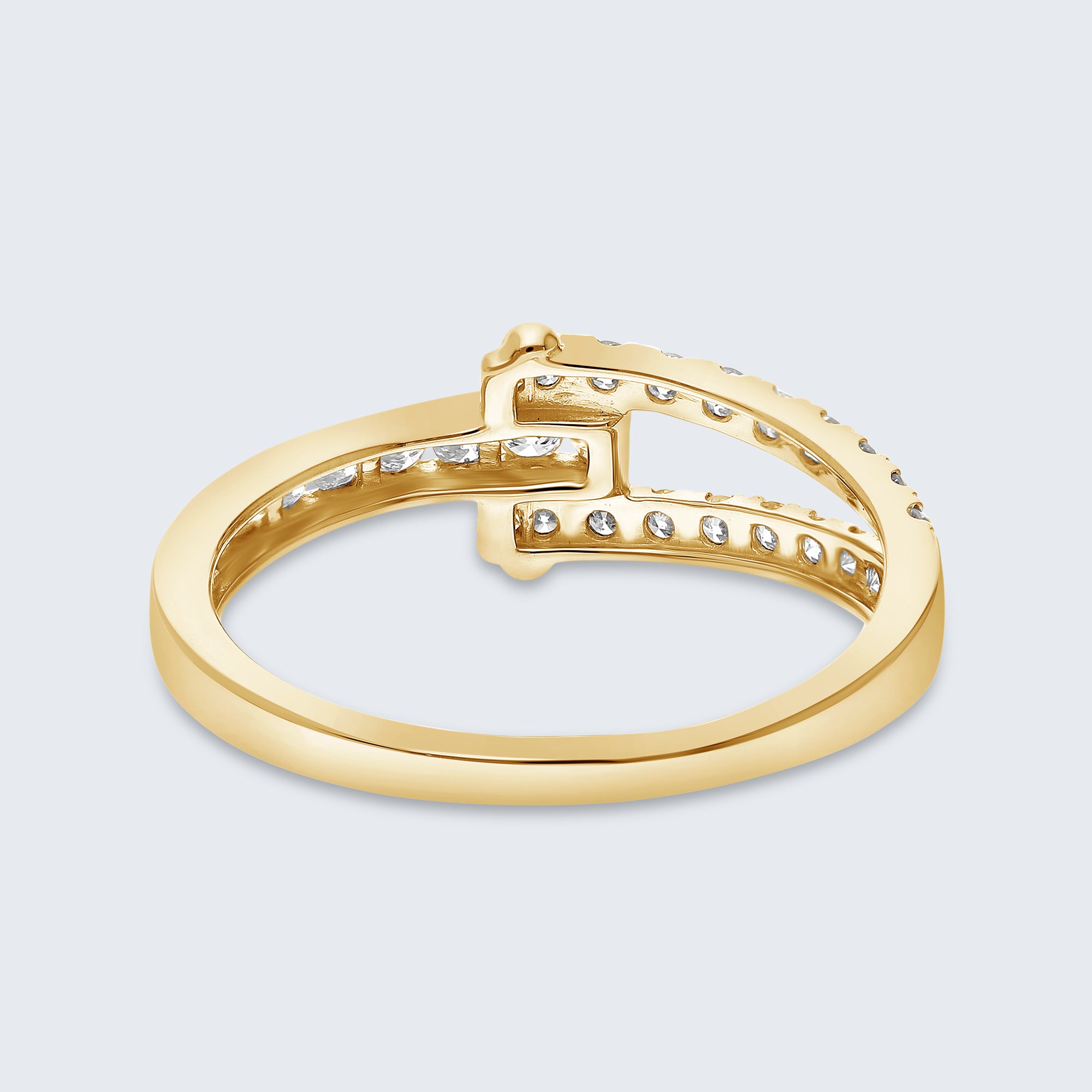 ディヴァイン デュオ ダイヤモンド リング – 18Kゴールド、0.50カラット