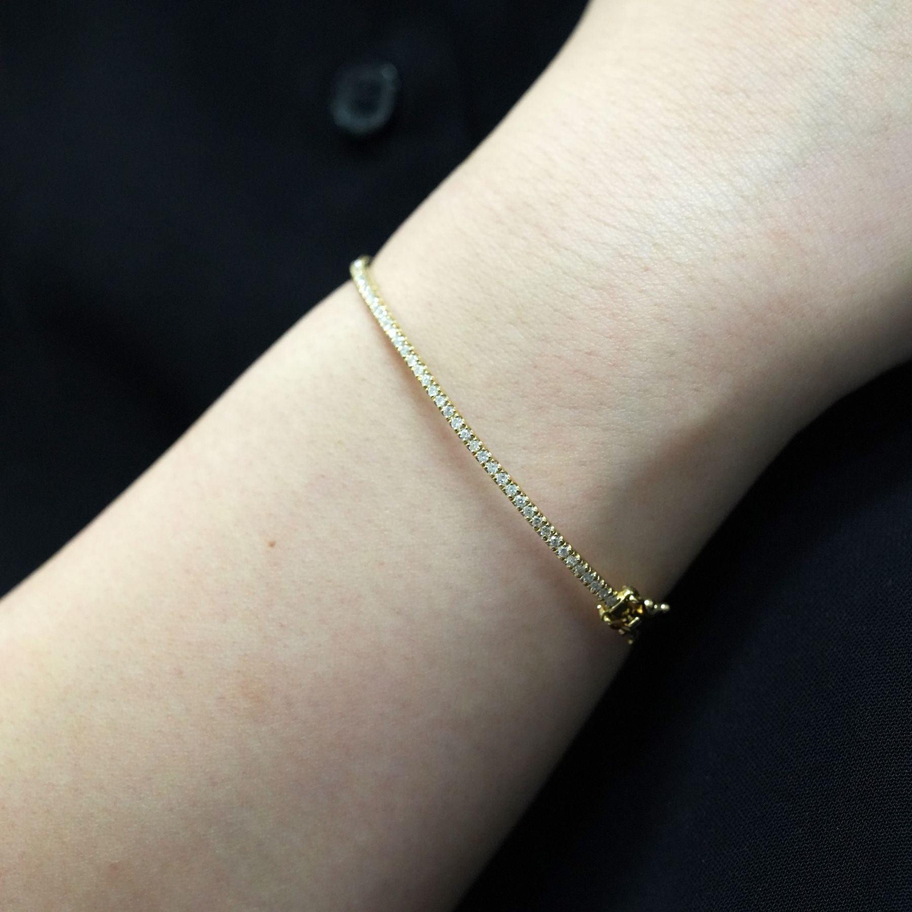 ダイヤモンド バングル – K18 YG 、0.5ct