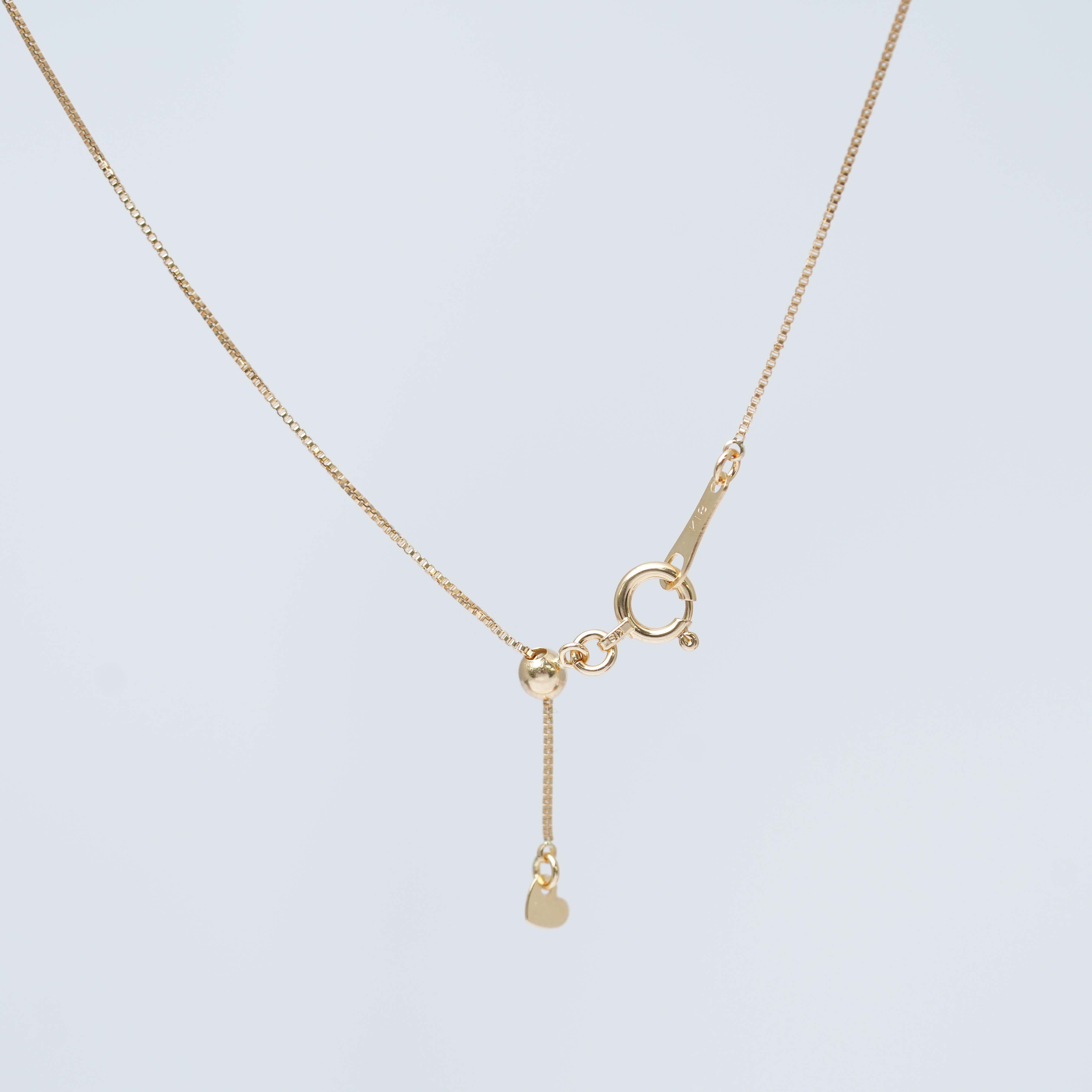 マルチカラー ジェムストーン&ダイヤモンドペンダントヘッド – K18YG(チェーンはオプション)