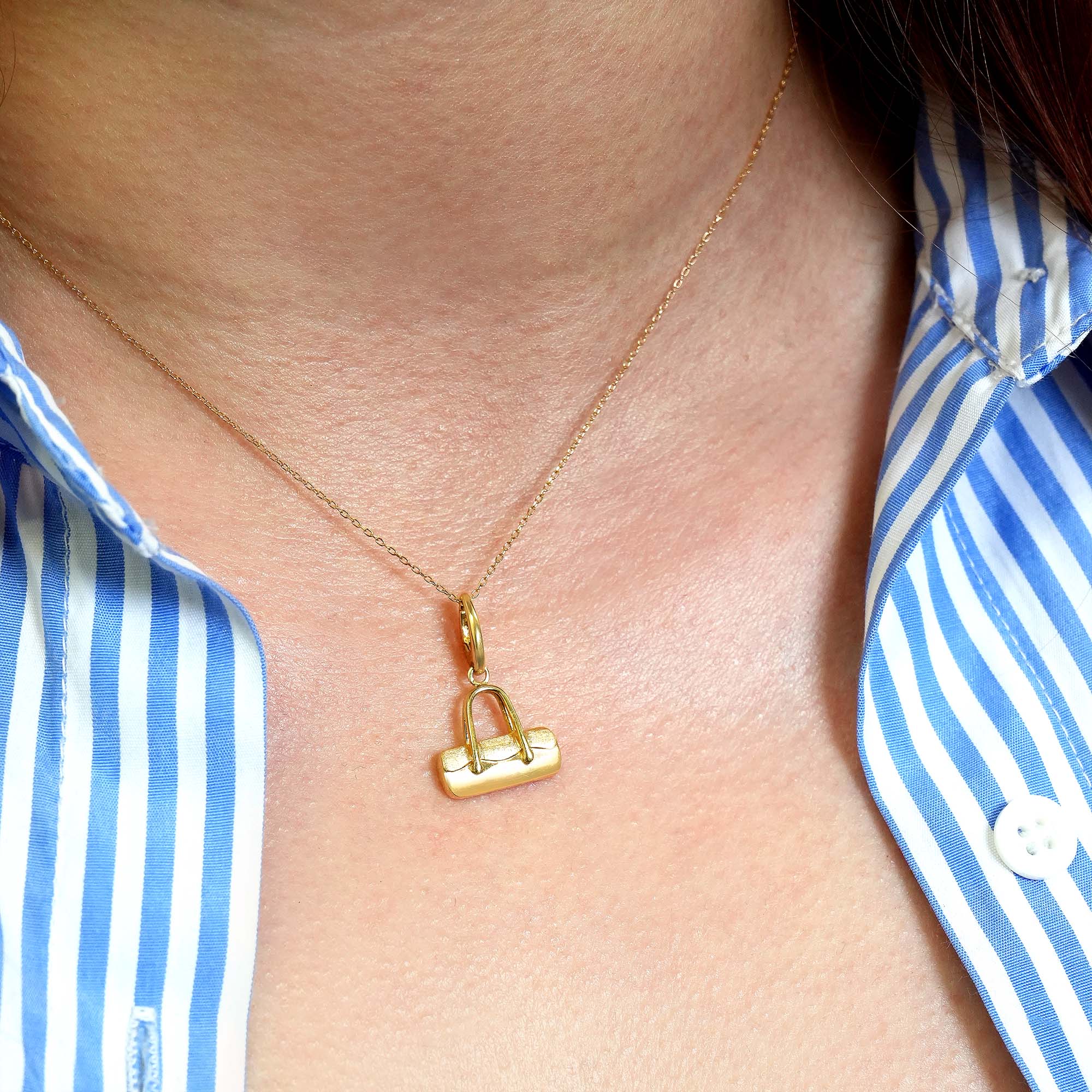 バッグモチーフペンダントヘッド – K18YG(チェーンはオプション)