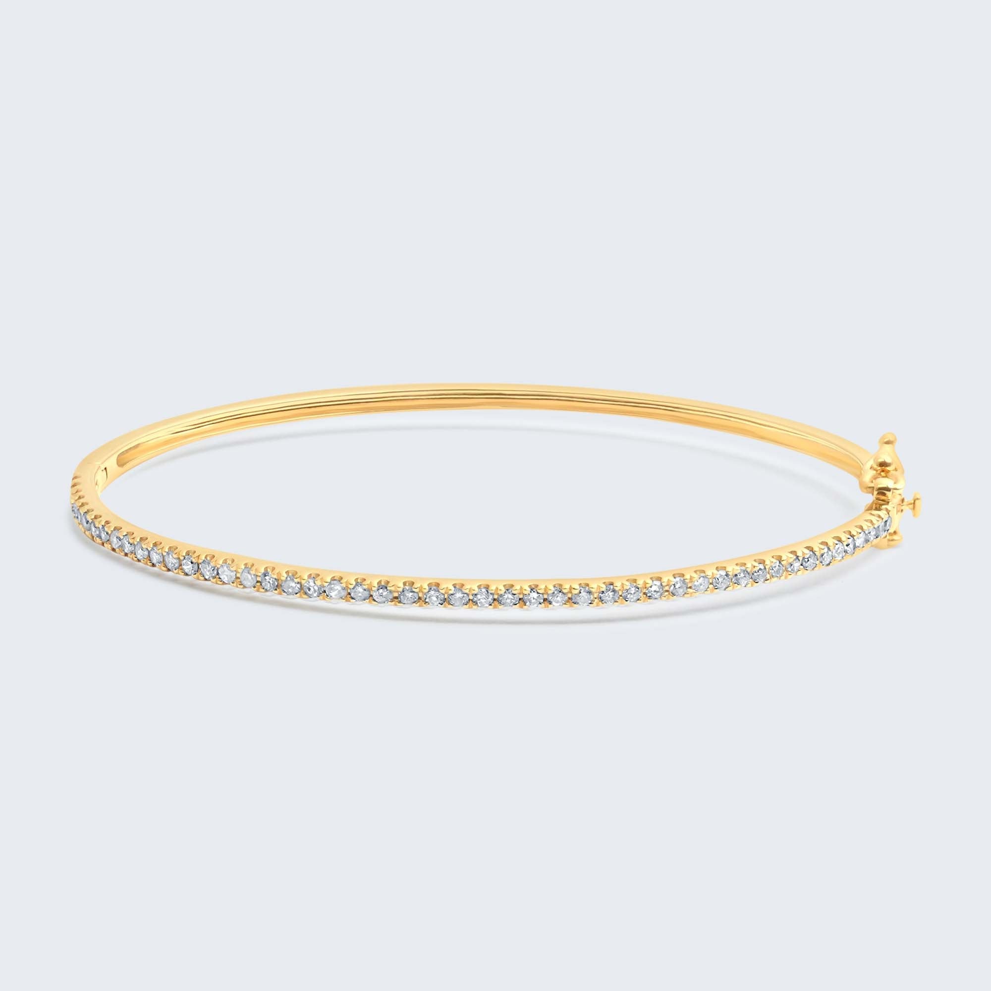 ダイヤモンド バングル – K18 YG 、0.5ct