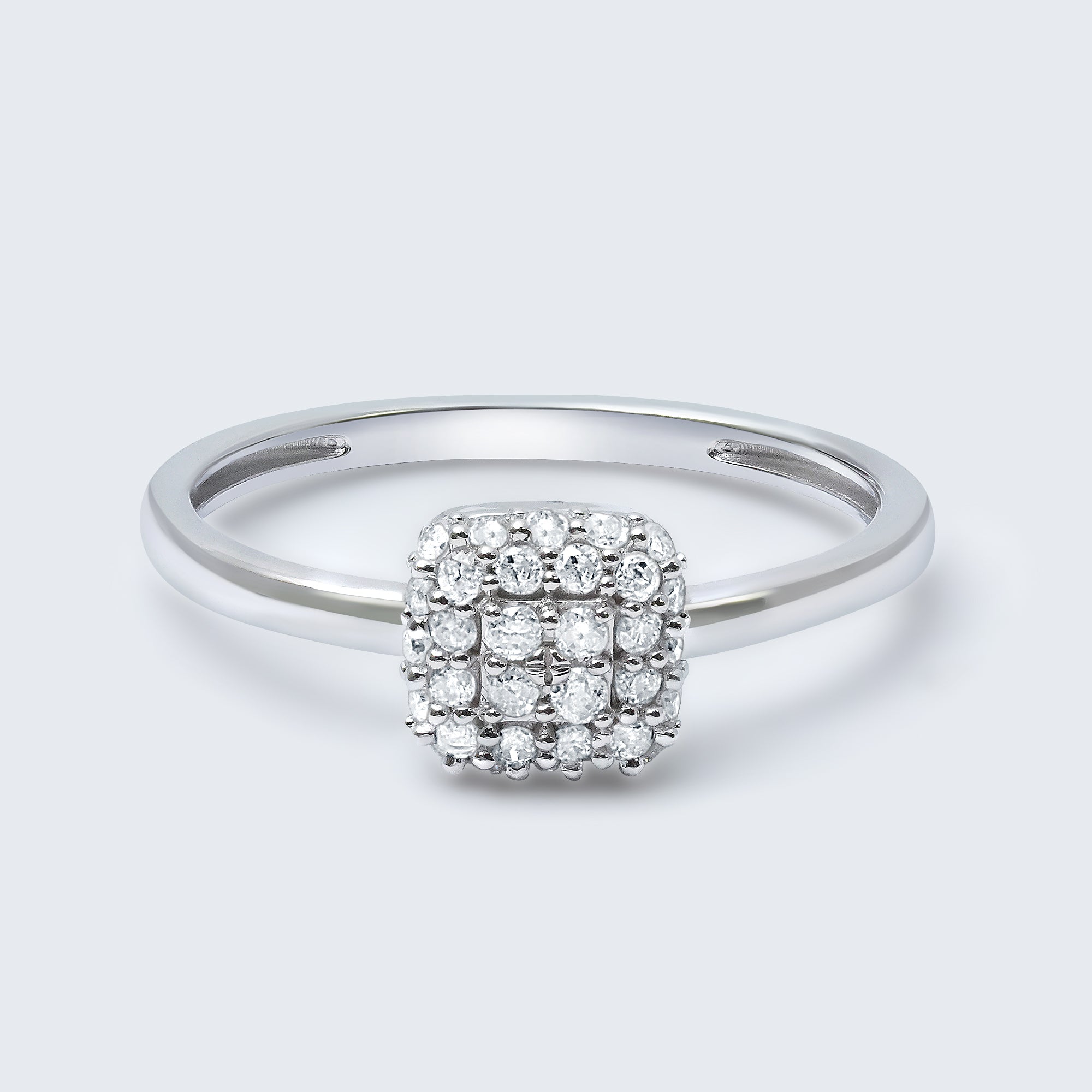 バロックパール天然ダイヤモンドリング0.25ct　k18