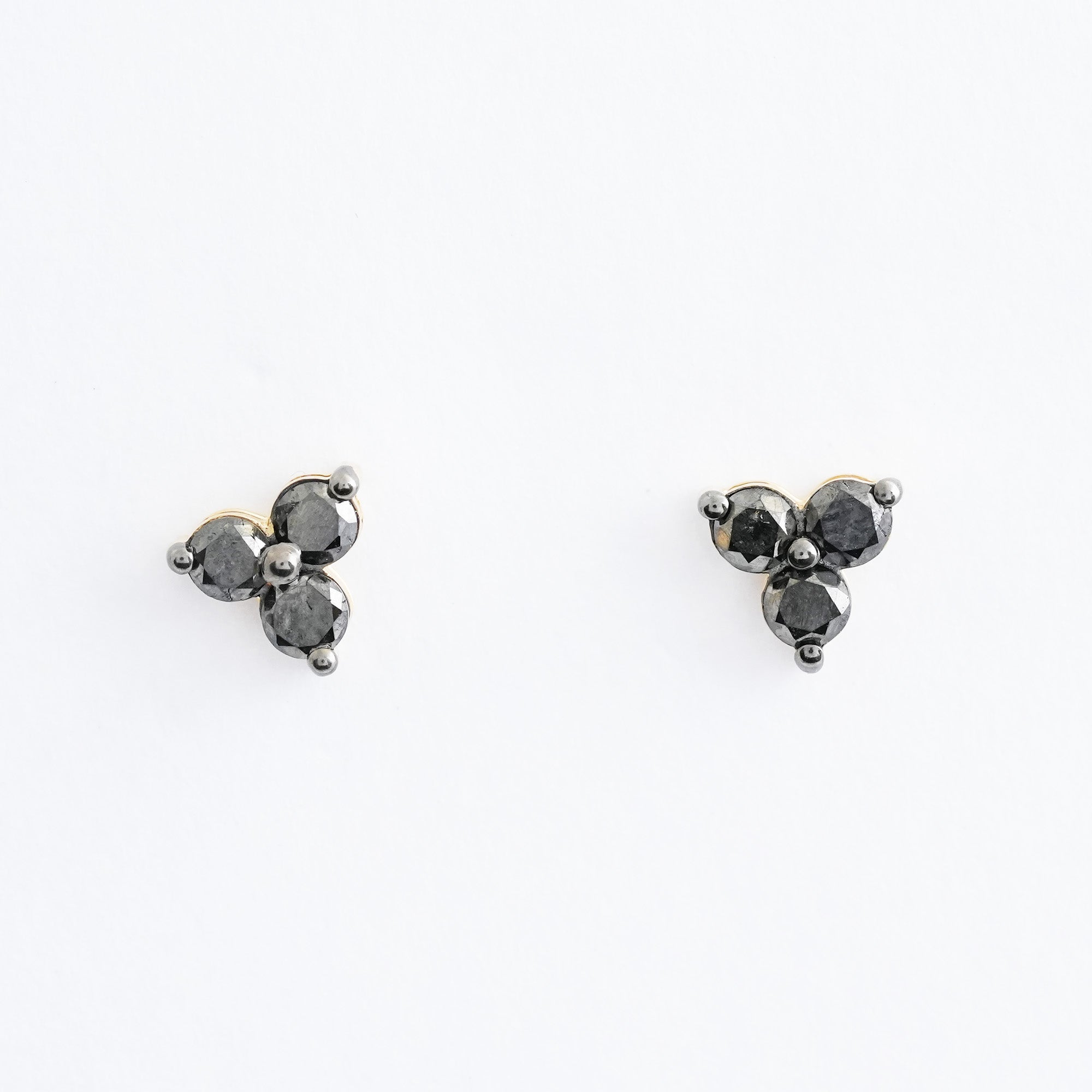 18KYGダイヤモンドパヴェピアス(0.5 0.5ct) - アクセサリー