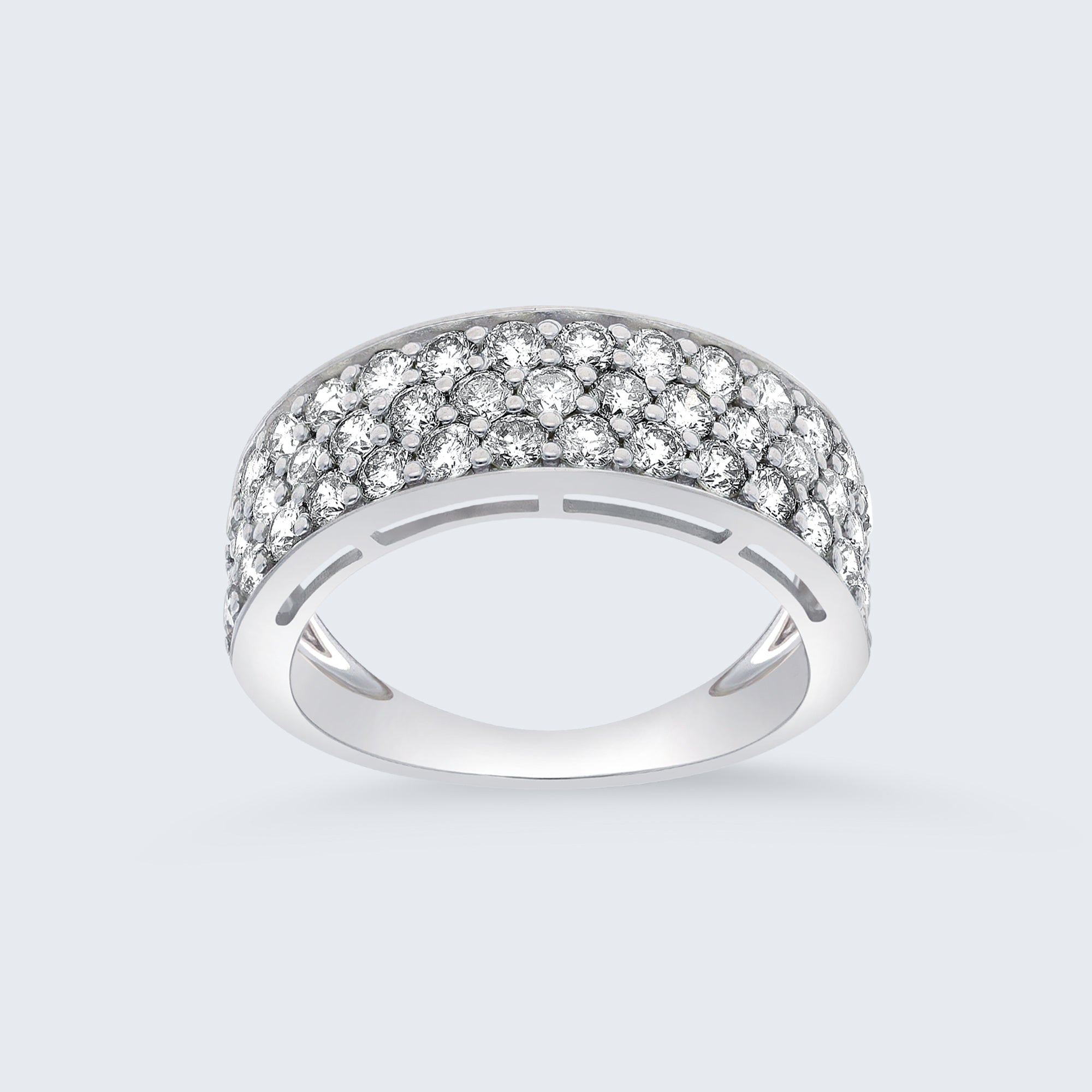 ダイヤモンドリング – K18YG / WG、1.0カラット