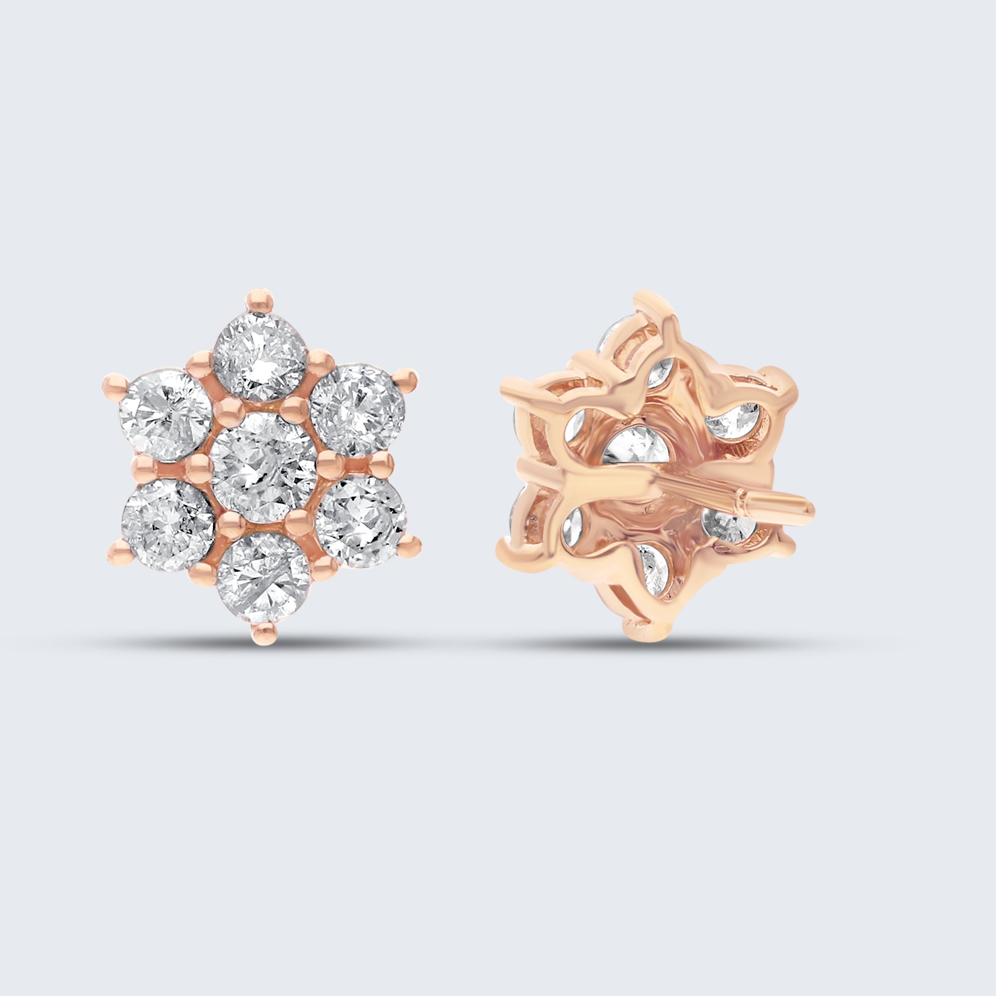ロジータ ダイヤモンドイヤリング – 18Kゴールド、1.0ct