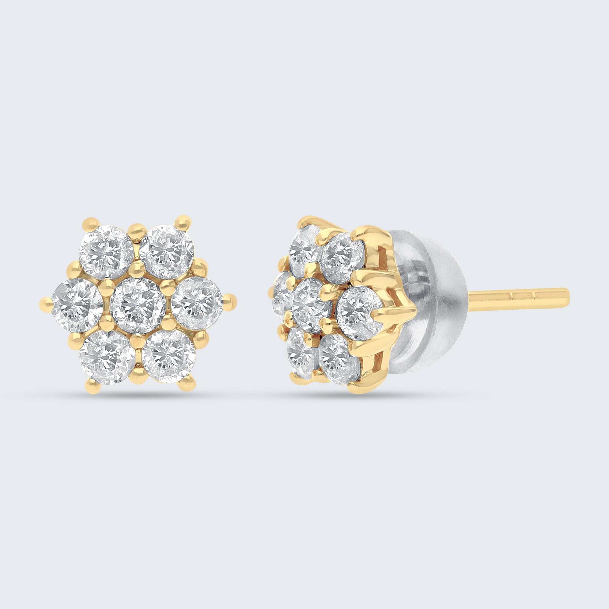 ロジータ ダイヤモンドイヤリング – 18Kゴールド、0.50ct