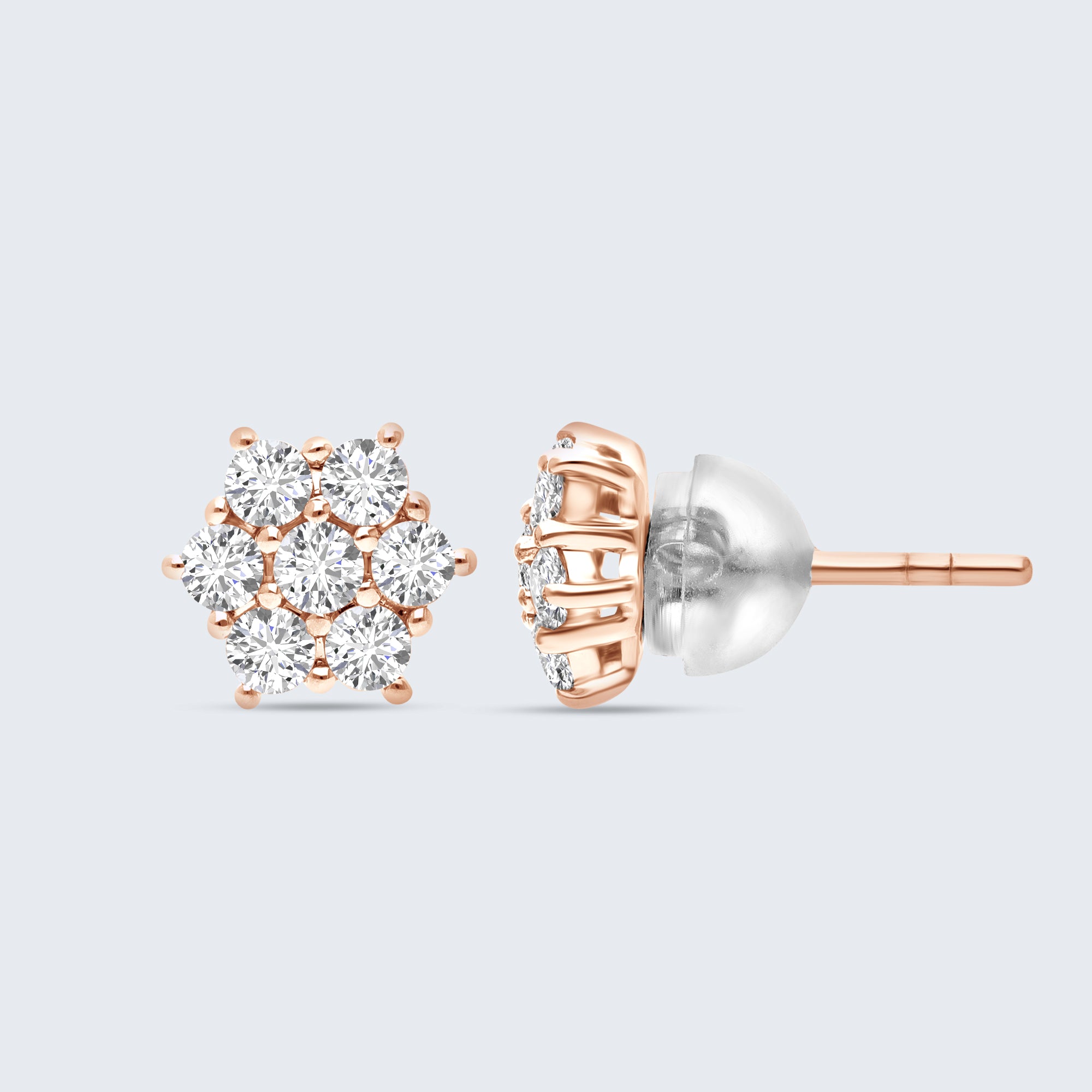 ロジータ ダイヤモンドイヤリング – 18Kゴールド、0.50ct