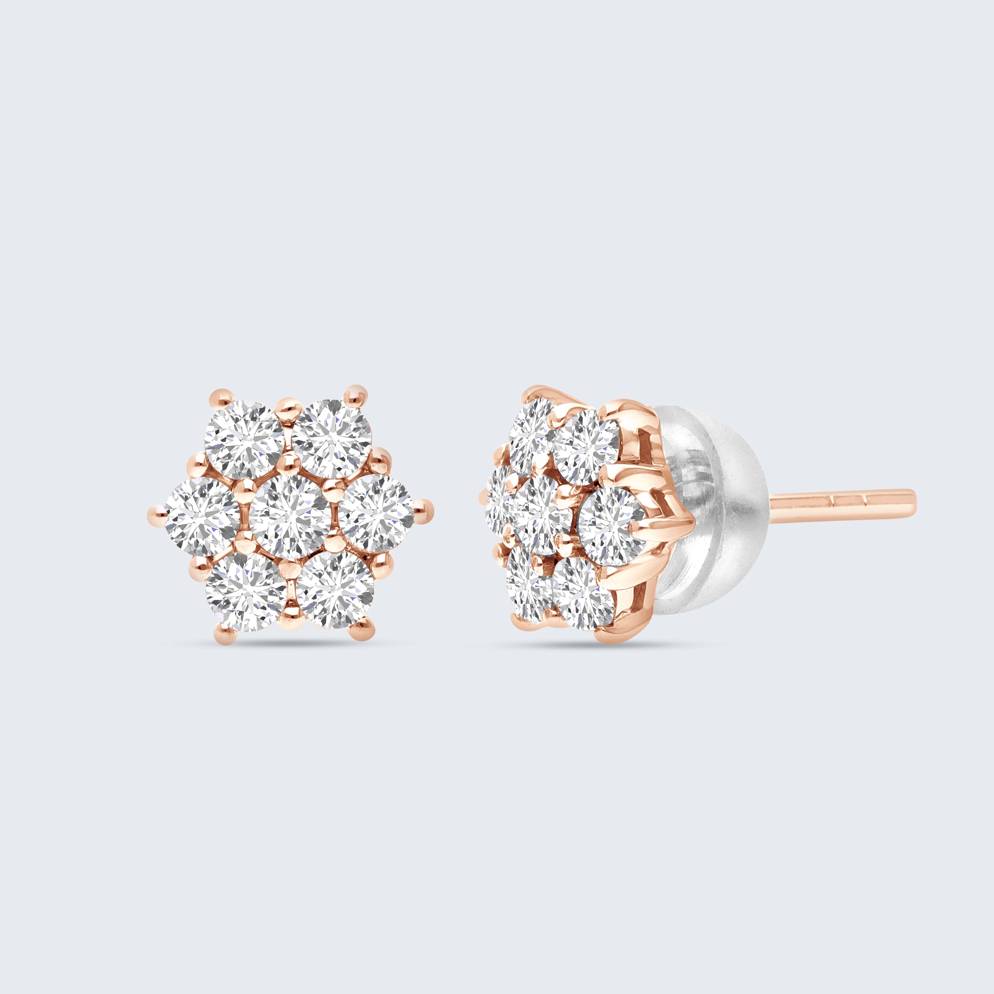 ロジータ ダイヤモンドイヤリング – 18Kゴールド、0.50ct