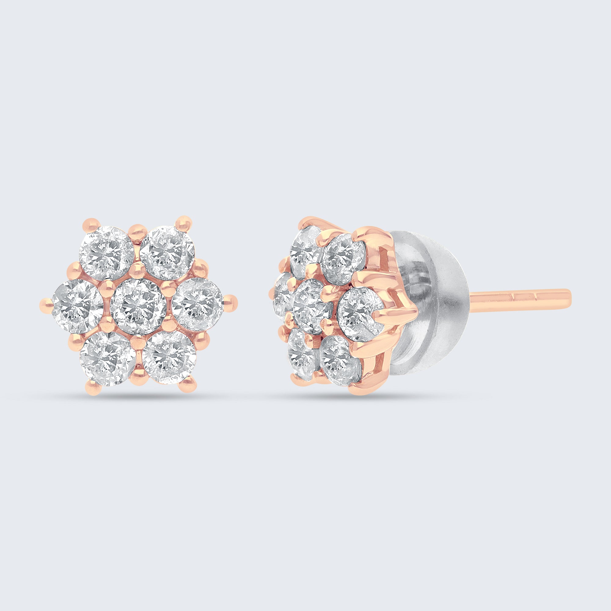 ロジータ ダイヤモンドイヤリング – 18Kゴールド、0.50ct