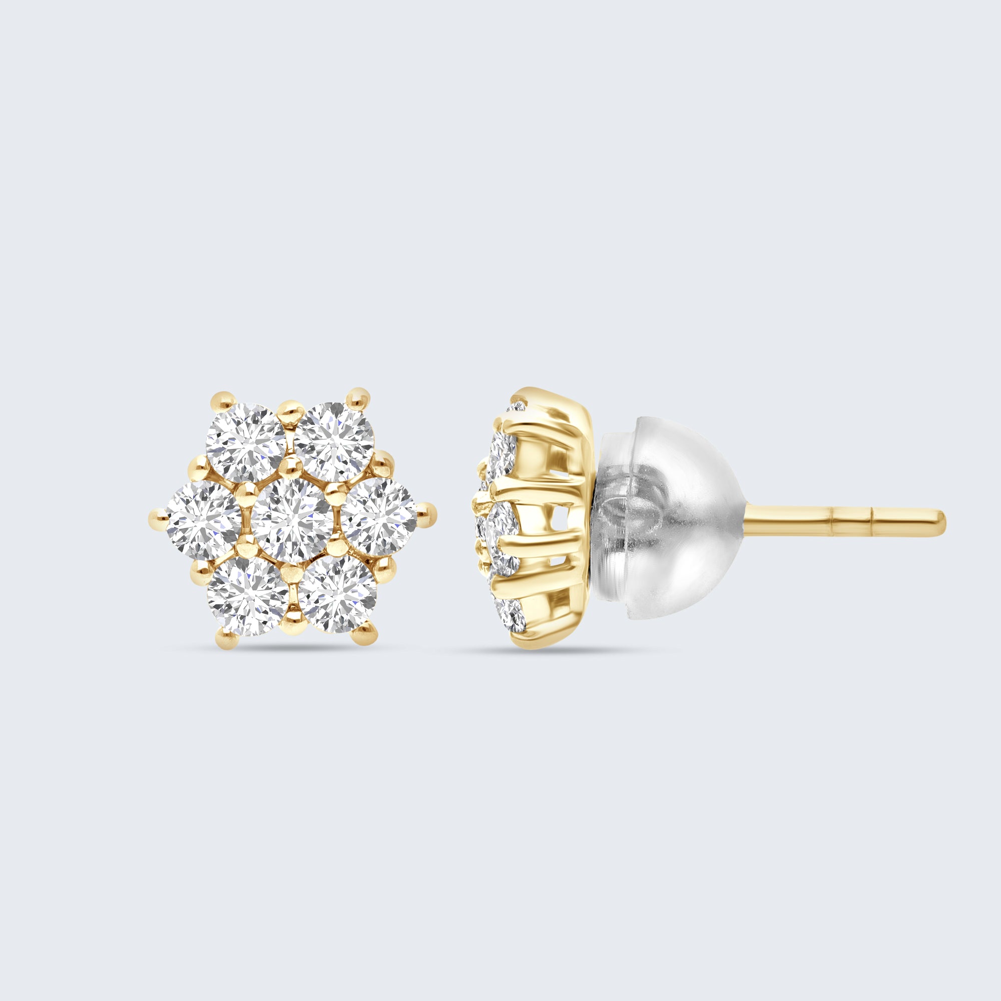 ロジータ ダイヤモンドイヤリング – 18Kゴールド、0.50ct