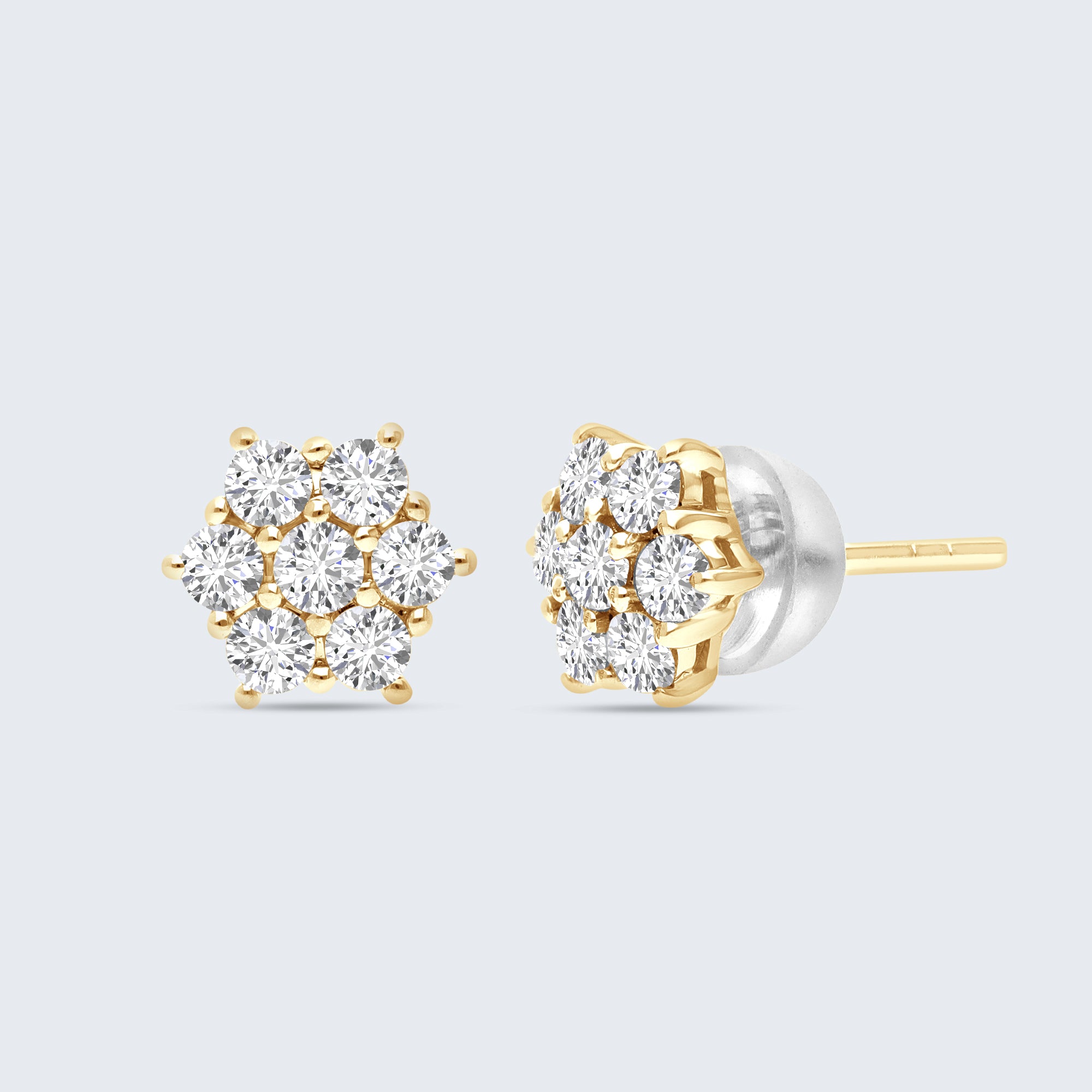 ロジータ ダイヤモンドイヤリング – 18Kゴールド、0.50ct