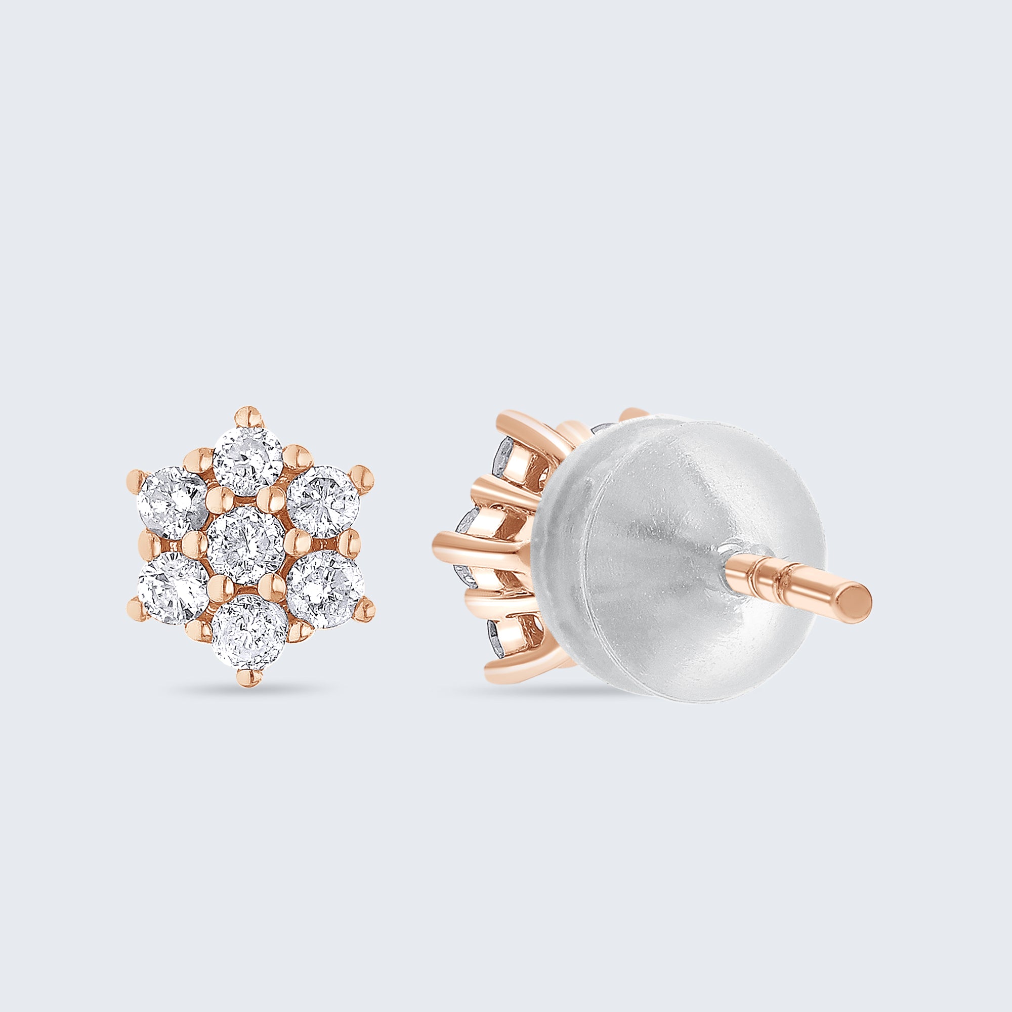 ロジータ ダイヤモンドイヤリング – 18Kゴールド、0.25ct
