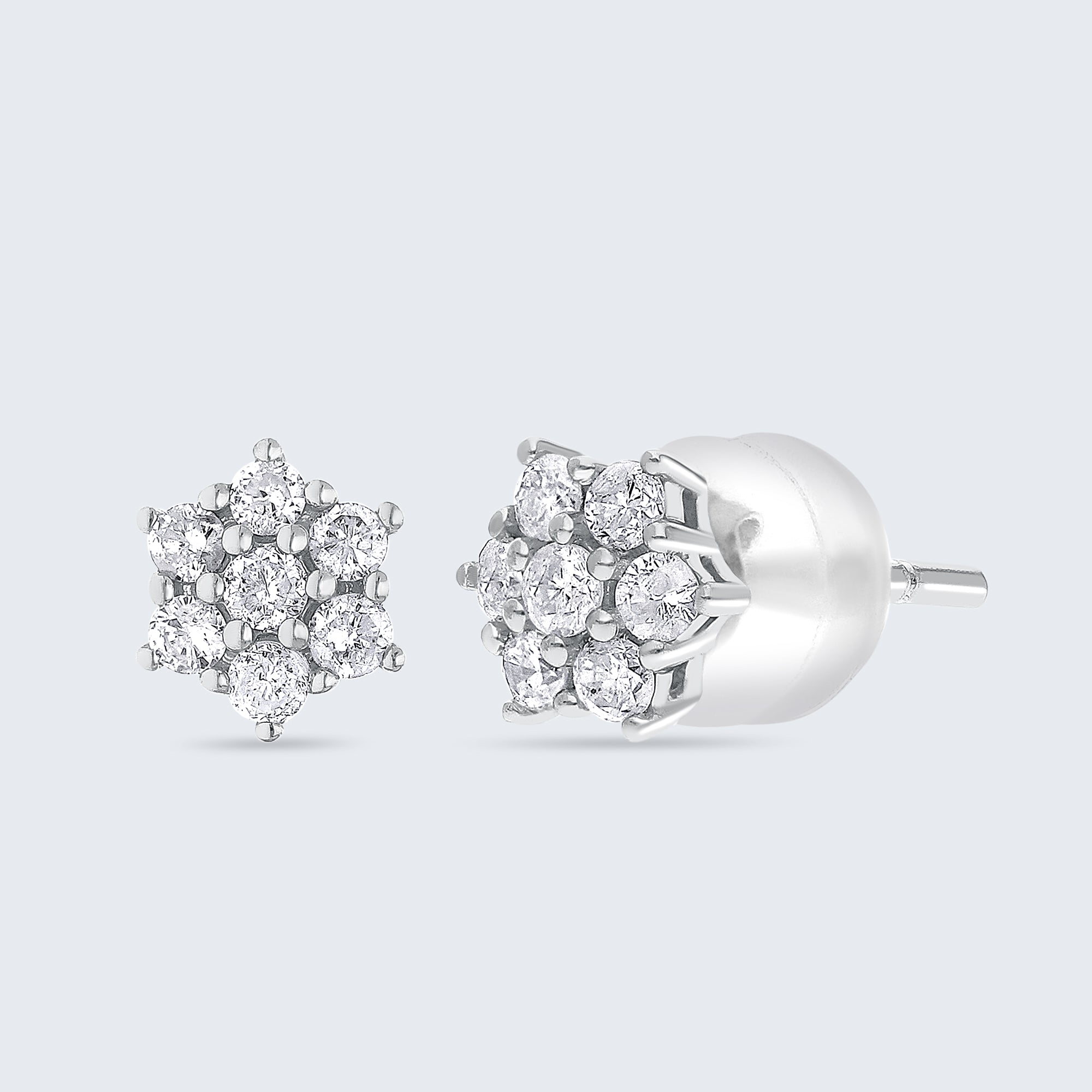 ロジータ ダイヤモンドイヤリング – 18Kゴールド、0.25ct