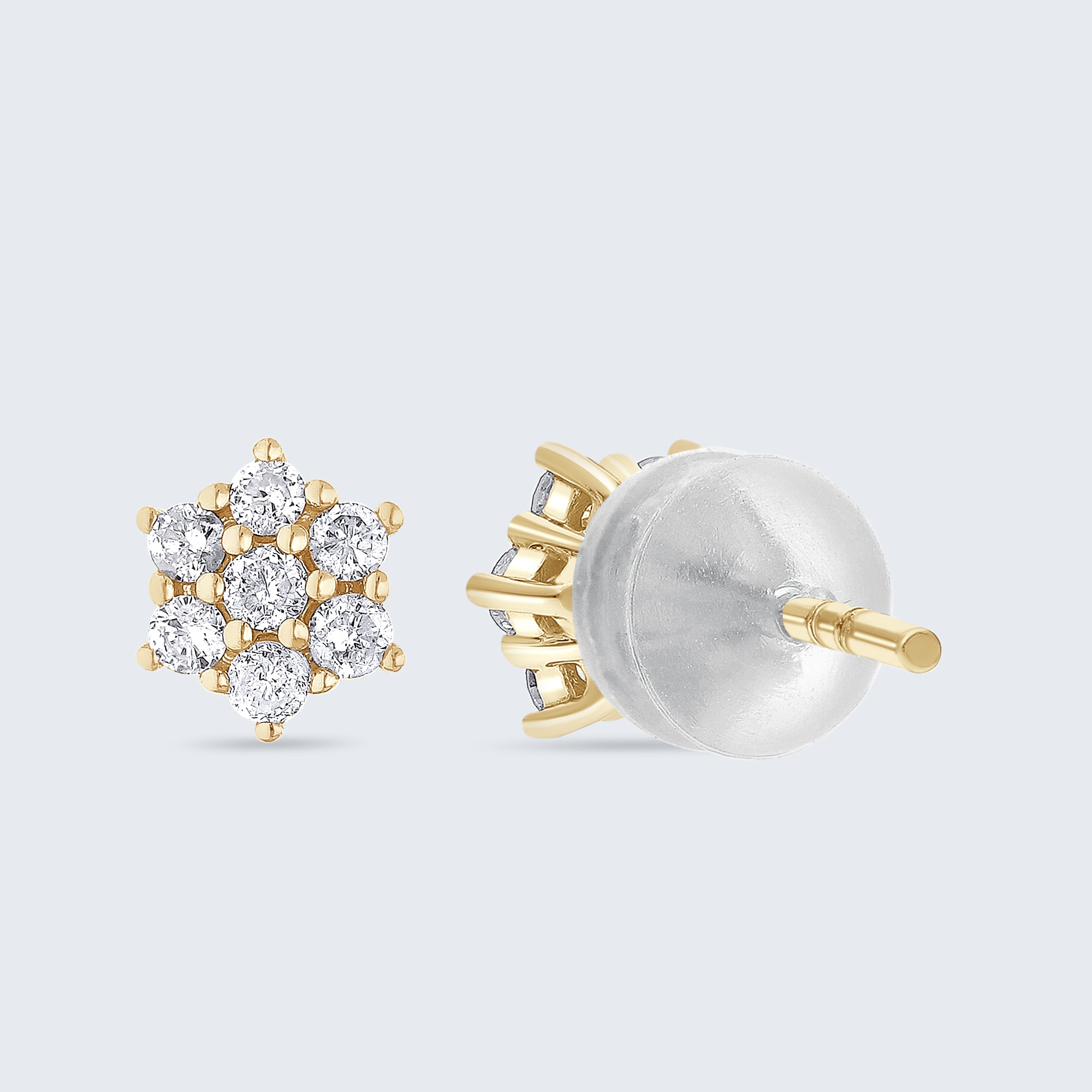 ロジータ ダイヤモンドイヤリング – 18Kゴールド、0.25ct