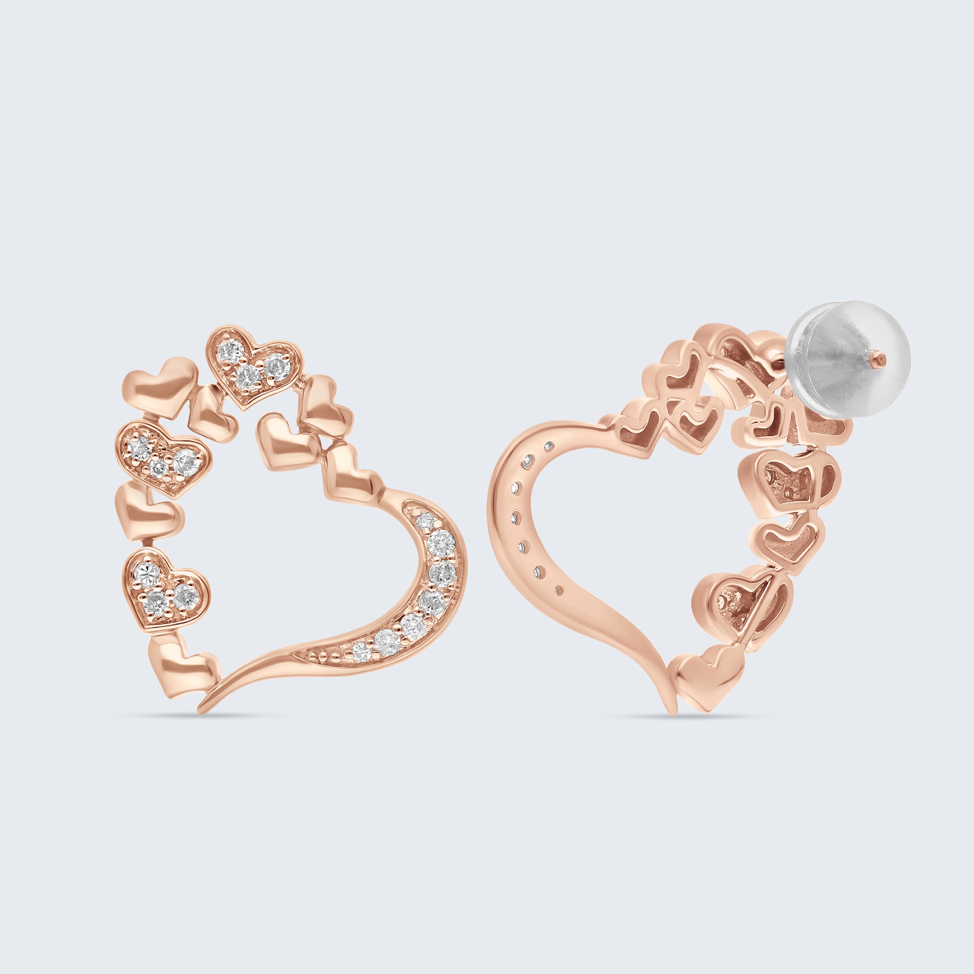 ビー・マイン ダイヤモンド イヤリング – 18Kゴールド、0.26カラット