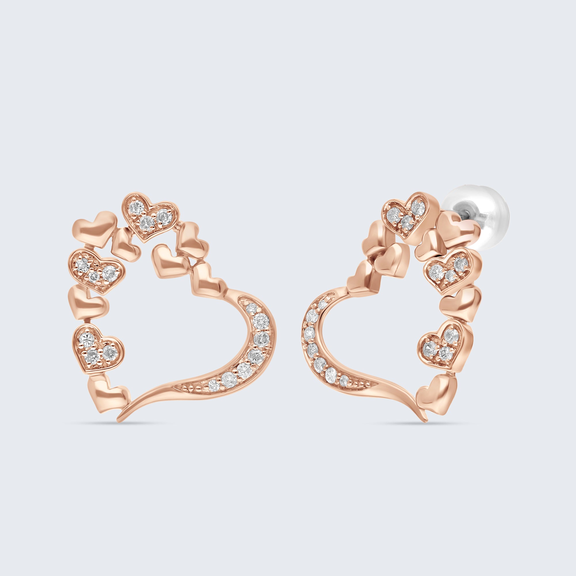 ビー・マイン ダイヤモンド イヤリング – 18Kゴールド、0.26カラット