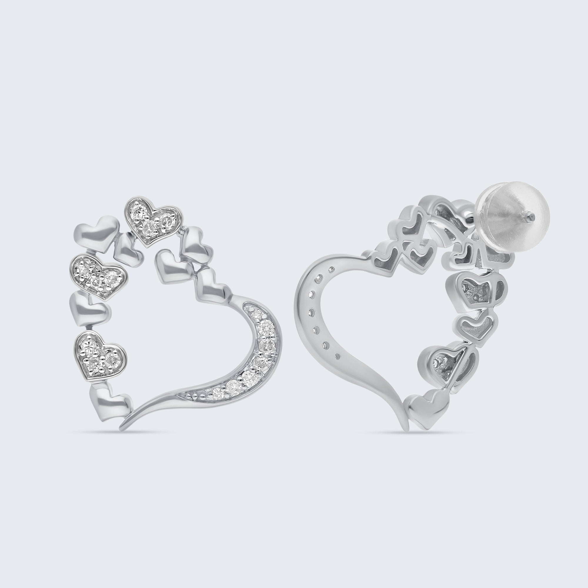 ビー・マイン ダイヤモンド イヤリング – 18Kゴールド、0.26カラット