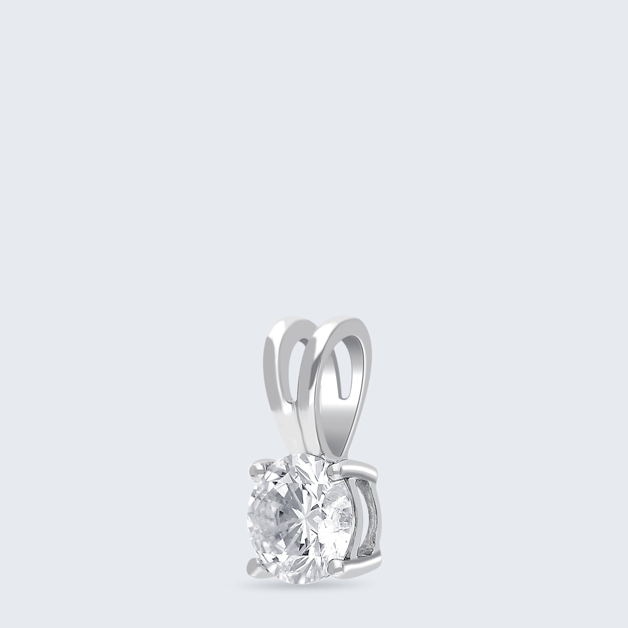 ソリティア・ダイヤモンド・ペンダントトップ – K18ゴールド、0.25ct（チェーンはオプション）