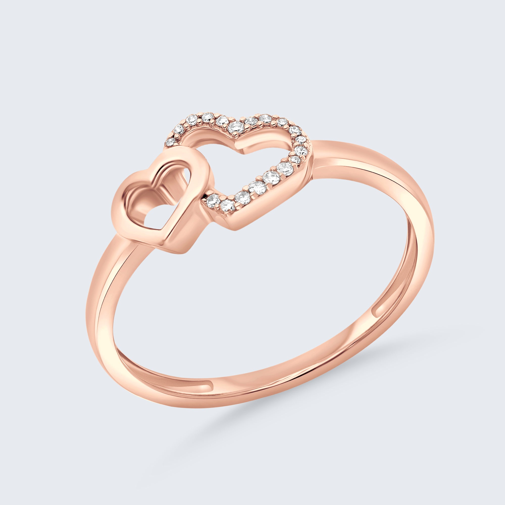 ベビーラブ ダイヤモンドリング - 18Kゴールド、0.05カラット