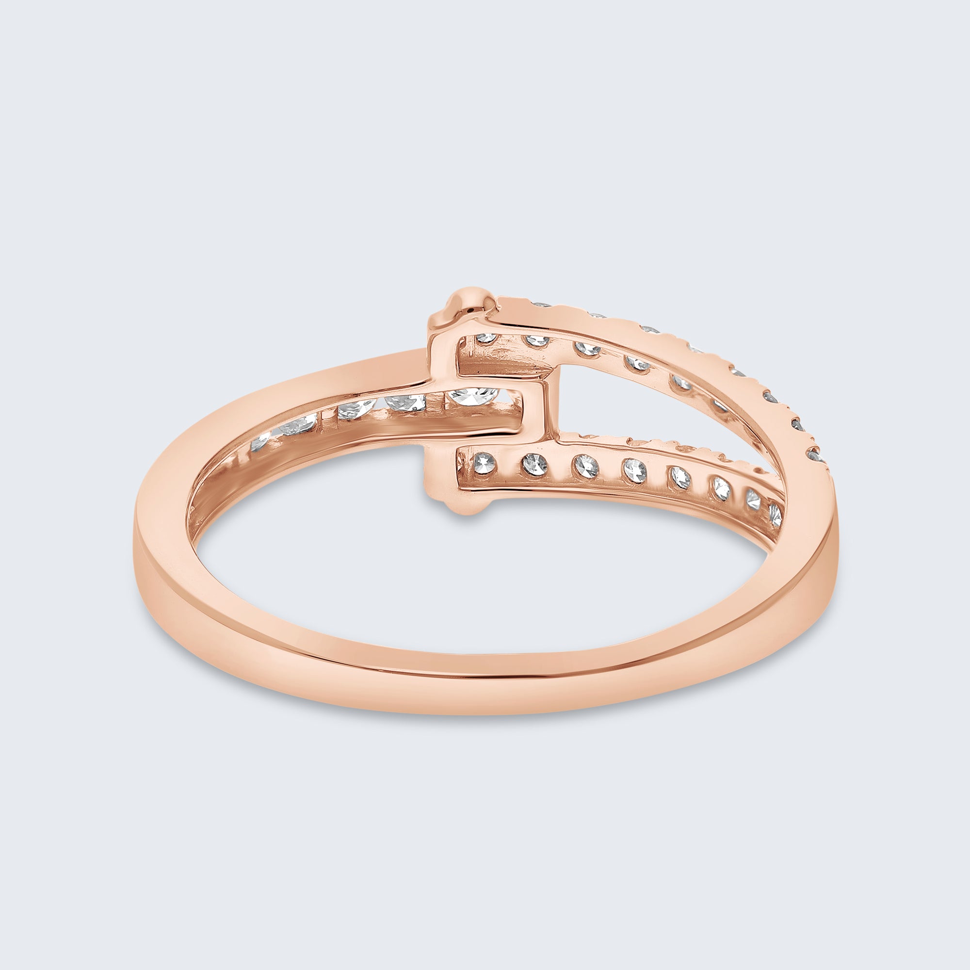 ディヴァイン デュオ ダイヤモンド リング – 18Kゴールド、0.50カラット