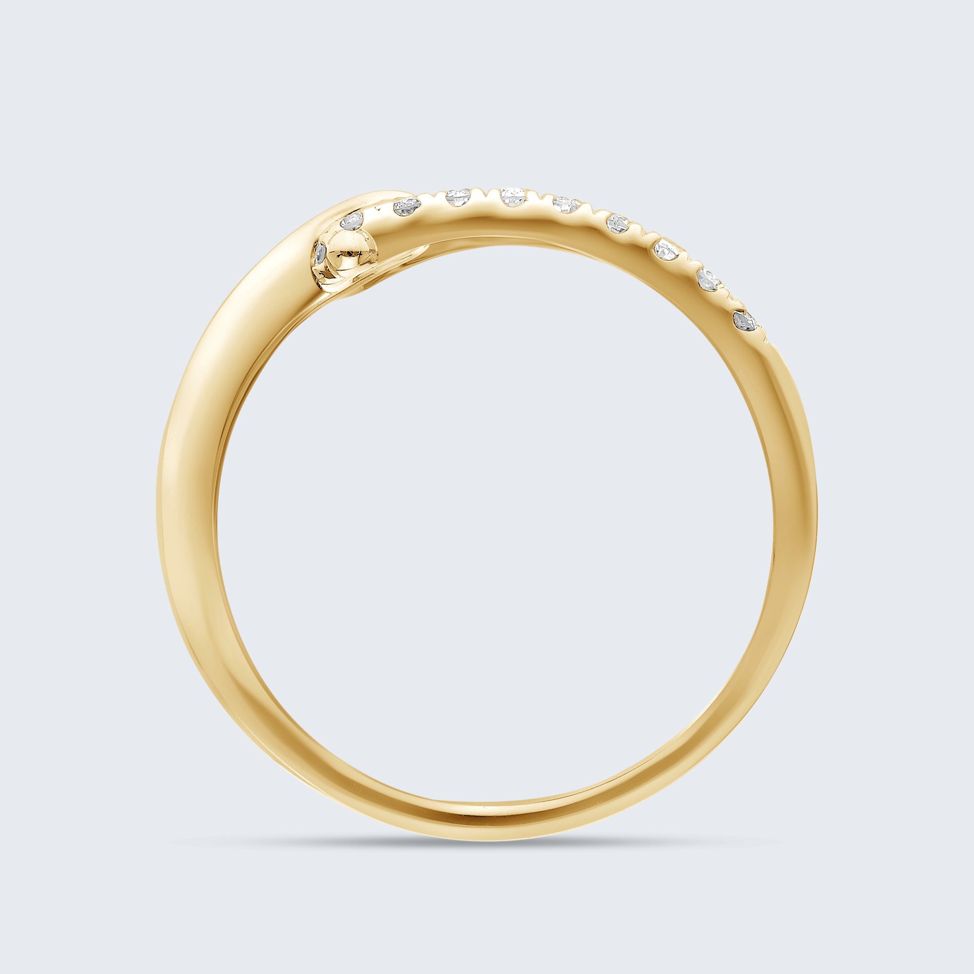 ディヴァイン デュオ ダイヤモンド リング – 18Kゴールド、0.50カラット