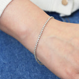 K18 1.0ct ダイヤモンド テニス ブレスレット