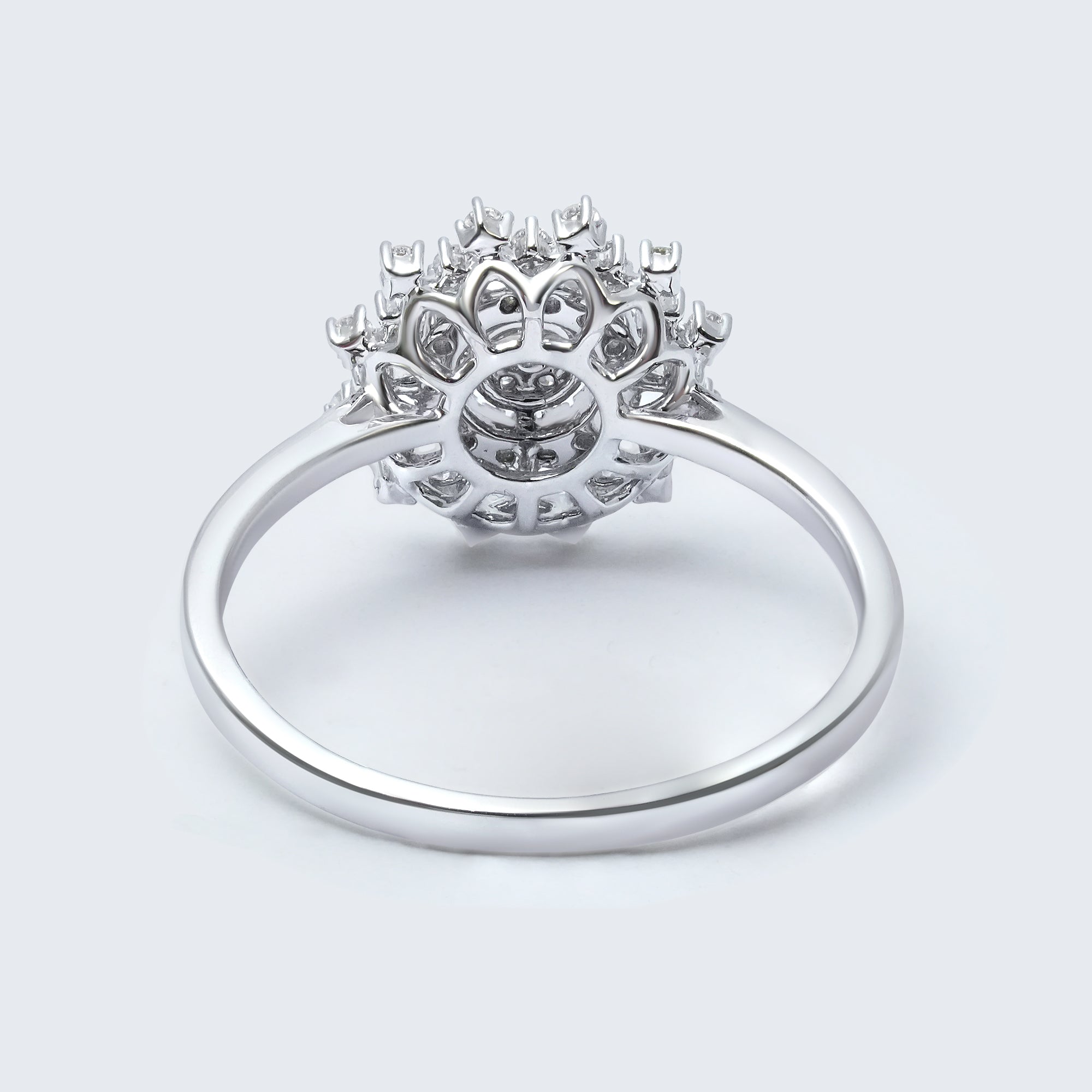 バロックパール天然ダイヤモンドリング0.25ct　k18