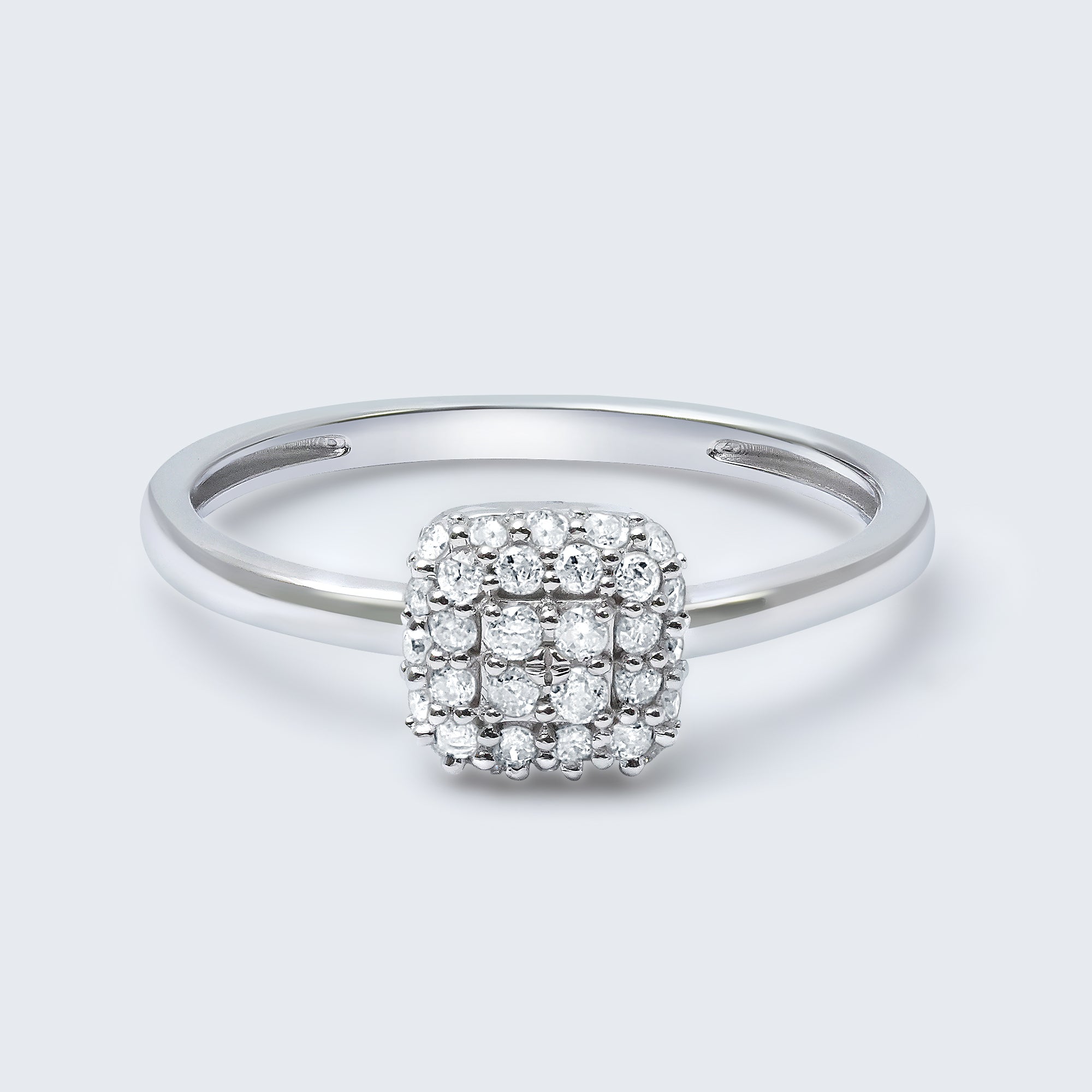 K18 デザインリング　ダイヤ0.25ctダイヤモンド025ct