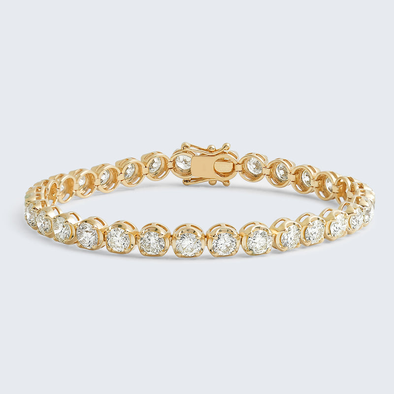 K18 10.0ct ダイヤモンド テニス ブレスレット